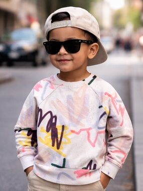 Molo Multicolor Graffiti Sweatshirt